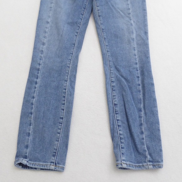 Abercrombie & Fitch Super Skinny Ankle High Rise Seam Jeans Women 27/4R Curve - Picture 3 of 12